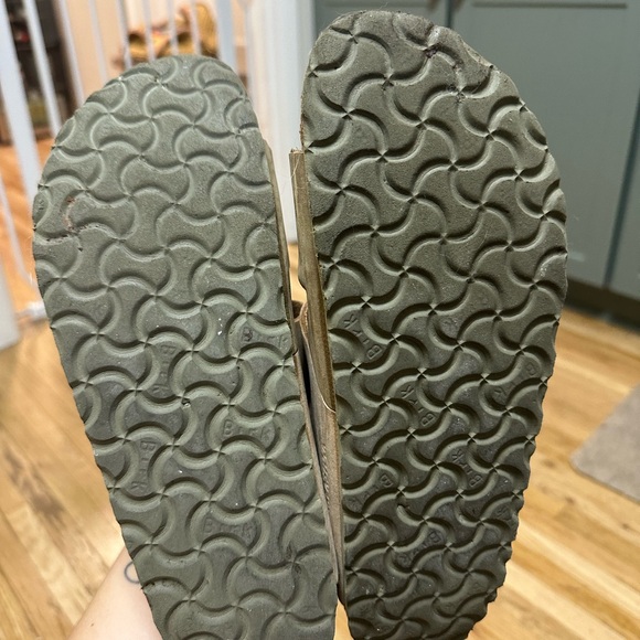 Arizona Split Hex Birkenstock Sandals Sandcastle / Faded Khaki size 40 (9/9.5) - Picture 3 of 5